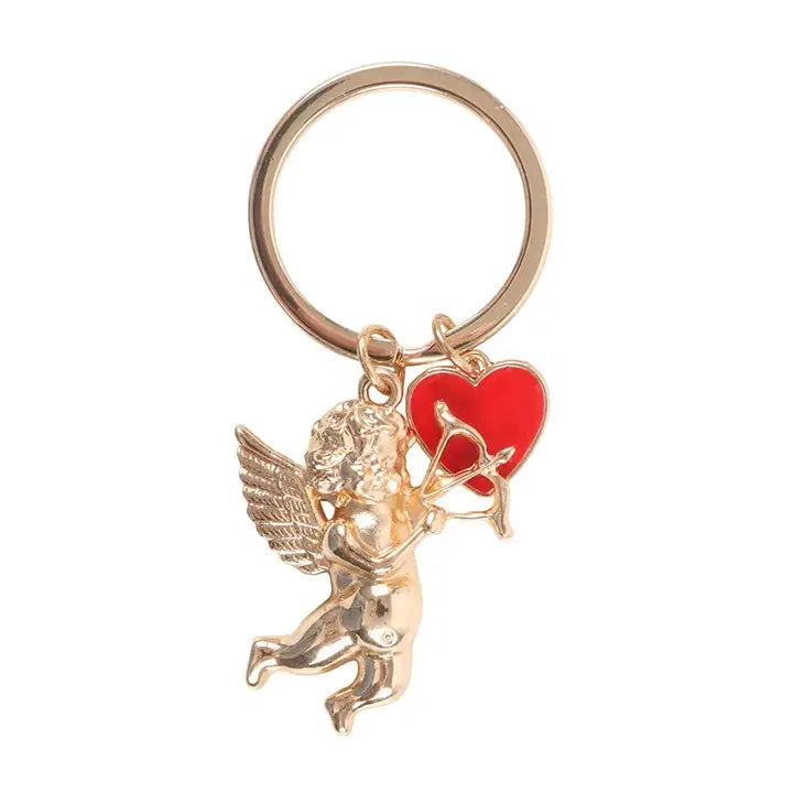 Cupid's Delivery Cherub Keyring