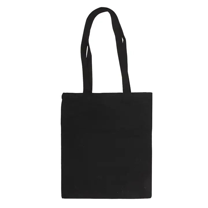 Dark Romance Floral Print Tote Bag