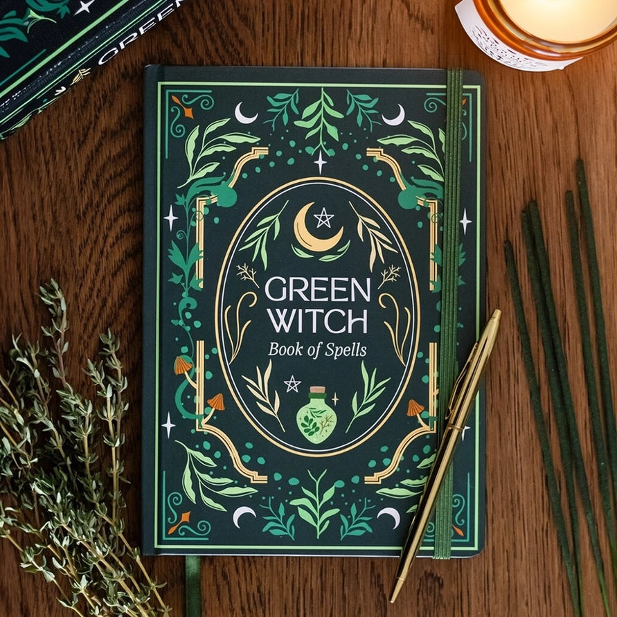 Green Witch A5 Notebook