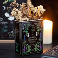 Poisonous Plants Gothic Botanical Book Shaped Vase